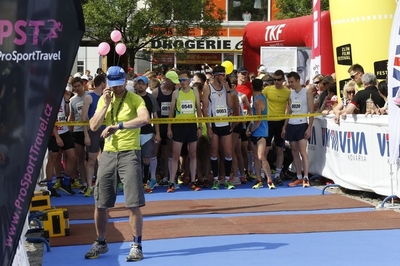 Start prvního ročníku Festivalového půlmaratonu Zlín